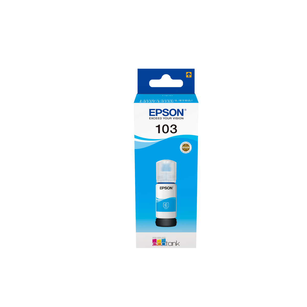 EPSON EcoTank 103 Cyan Ink Bottle - EP-C13T00S24A
