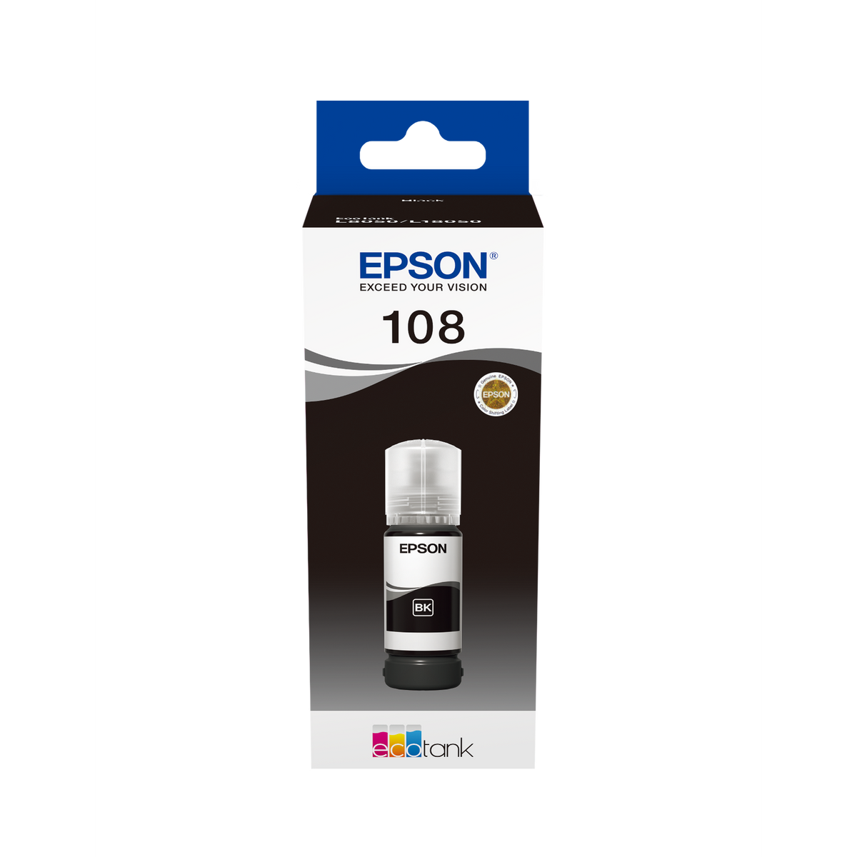 EPSON 108 EcoTank Black Ink Bottle - EP-C13T09C14A