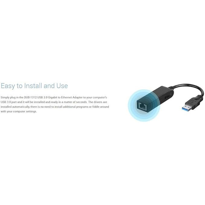 D-Link USB 3.0 to Gigabit Ethernet Adapter DUB1312