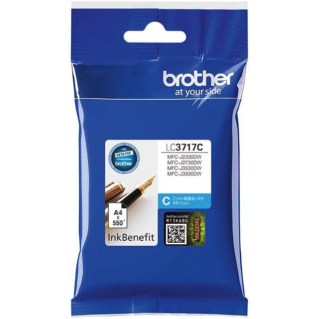 BROTHER INK CARTRIDGE CYAN ,MFC-J2330DW LC3717C