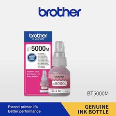 BROTHER Ink Bottle: Magenta for conineous ink tank printer BT5000M