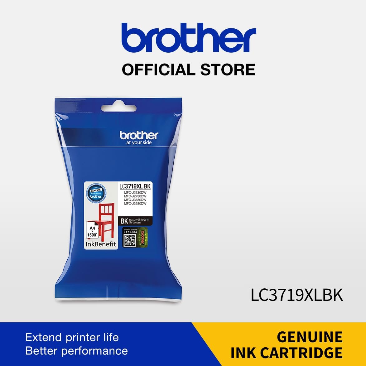 BROTHER INK CARTRIDGE BLACK. MFC-J2330DW - high yield LC3719XLBK