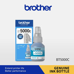 BROTHER Ink Bottle: Cyan for conineous ink tank printer BT5000C