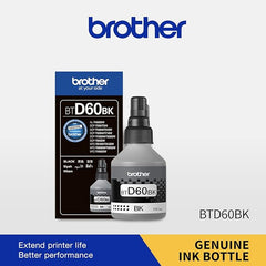 BROTHER Ink Bottle: Black for conineous ink tank printer BTD60BK
