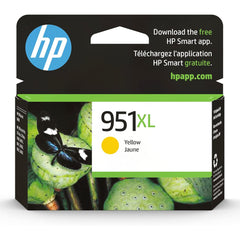 HP 951XL High Yield Yellow Original Ink Cartridge, CN048AN