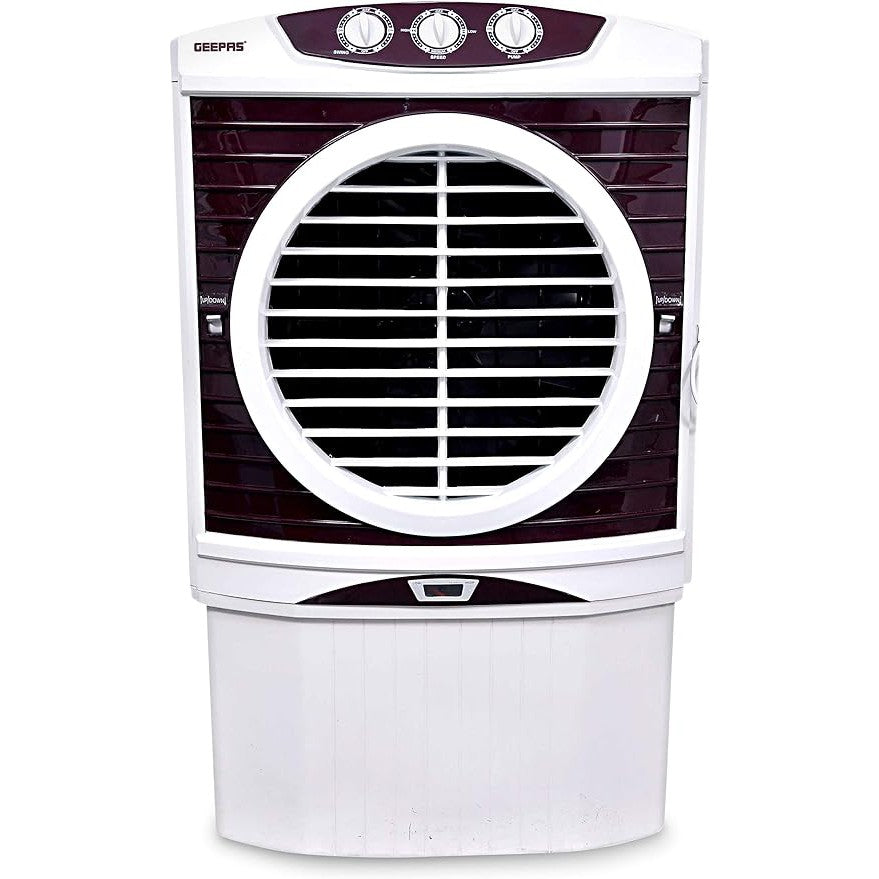 GEEPAS Air Cooler, White/Brown, GAC9603