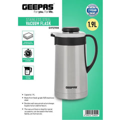 GEEPAS 1.9L Stainless Steel Multipurpose Vacuum Flask GVF27018