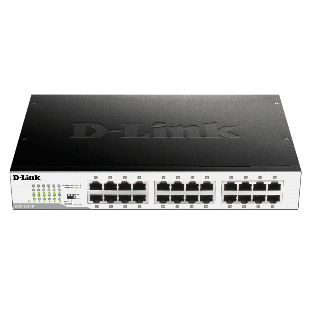D-Link DGS-1024D, Unmanaged 24 Port Gigabit Switch DGS-1024D/B