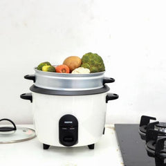 GEEPAS GRC35011 1.5L Automatic Rice Cooker 500W - Steam Vent Lid & Simple One Touch Operation GRC 35011