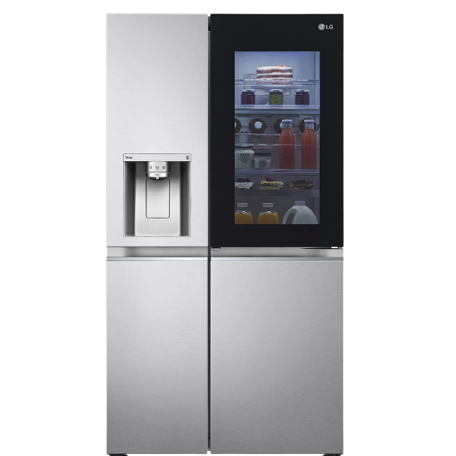 LG 635L  Side by Side Door Refrigerator Inverter Linear Compressor  InstaView Door-in-Door™  UVnano™ GC X257CSES