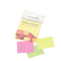 OFFICEPOINT STICKY NOTES FLUORESCENT