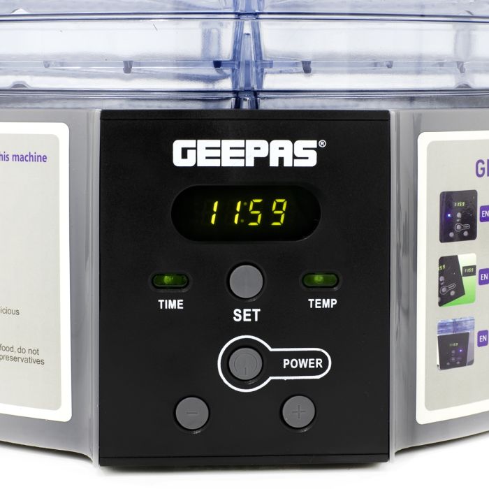 GEEPAS 520W Digital Food Dehydrator GFD63013UK